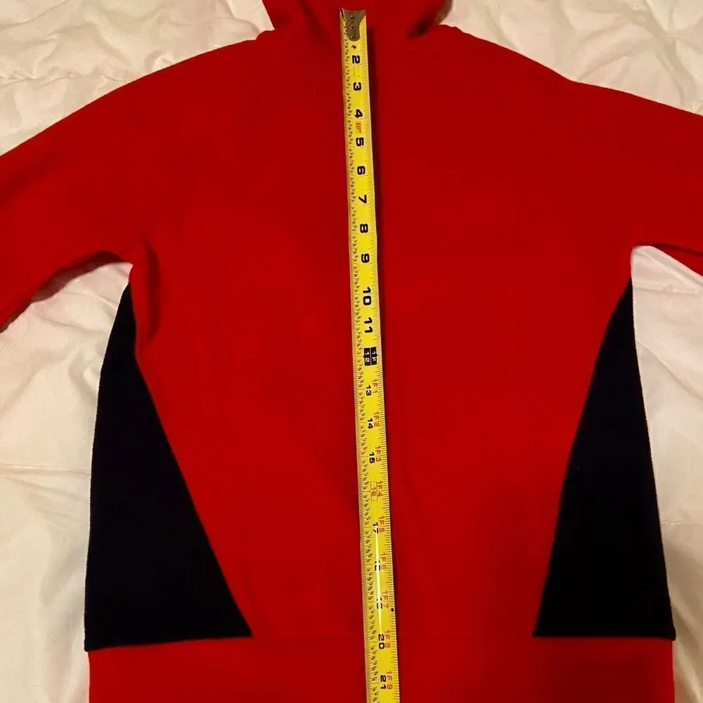 Place Est 1989 Boys Hooded Zip Jacket Red/Navy M